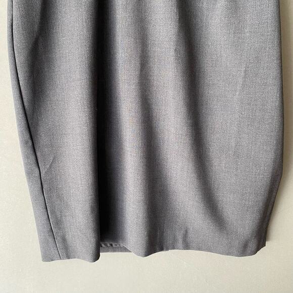 Calvin Klein sz 4 grey built in buckle office sheath‎ dress NWOT - Picture 4 of 9